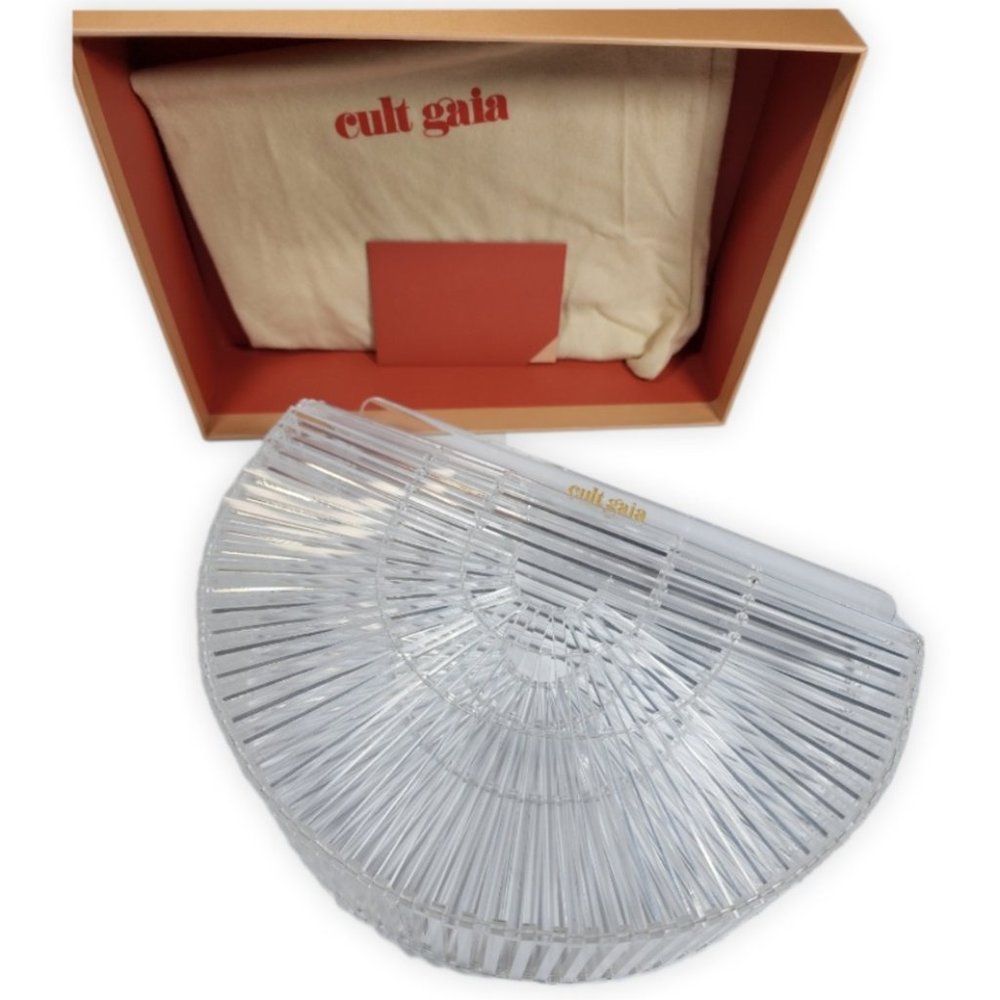CULT GAIA Clear Acrylic Small Ark Bag